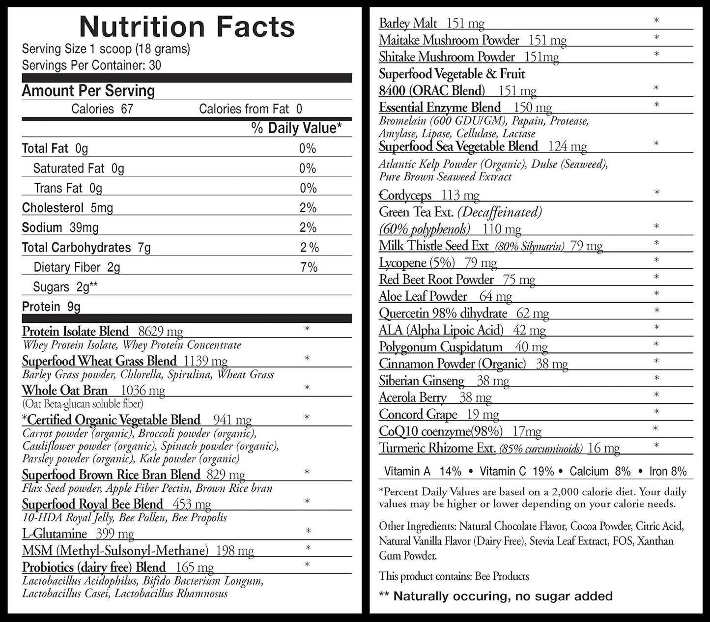 Doctors Nutra Nutraceuticals PH50 Protein Greens Drink - 540g - Organic Ingredients - Superfoods, Digestive Enzymes - Chocolate Flavor