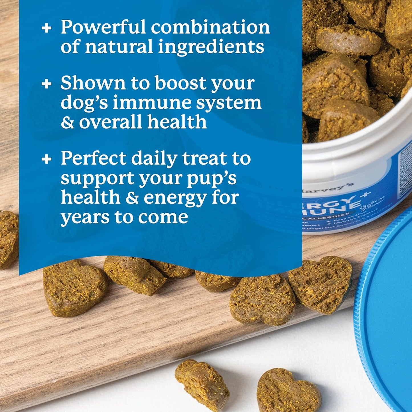 Dog Allergy & Anti-Itch Relief Soft Chew Supplement Bites with Functional Mushrooms & Probiotics