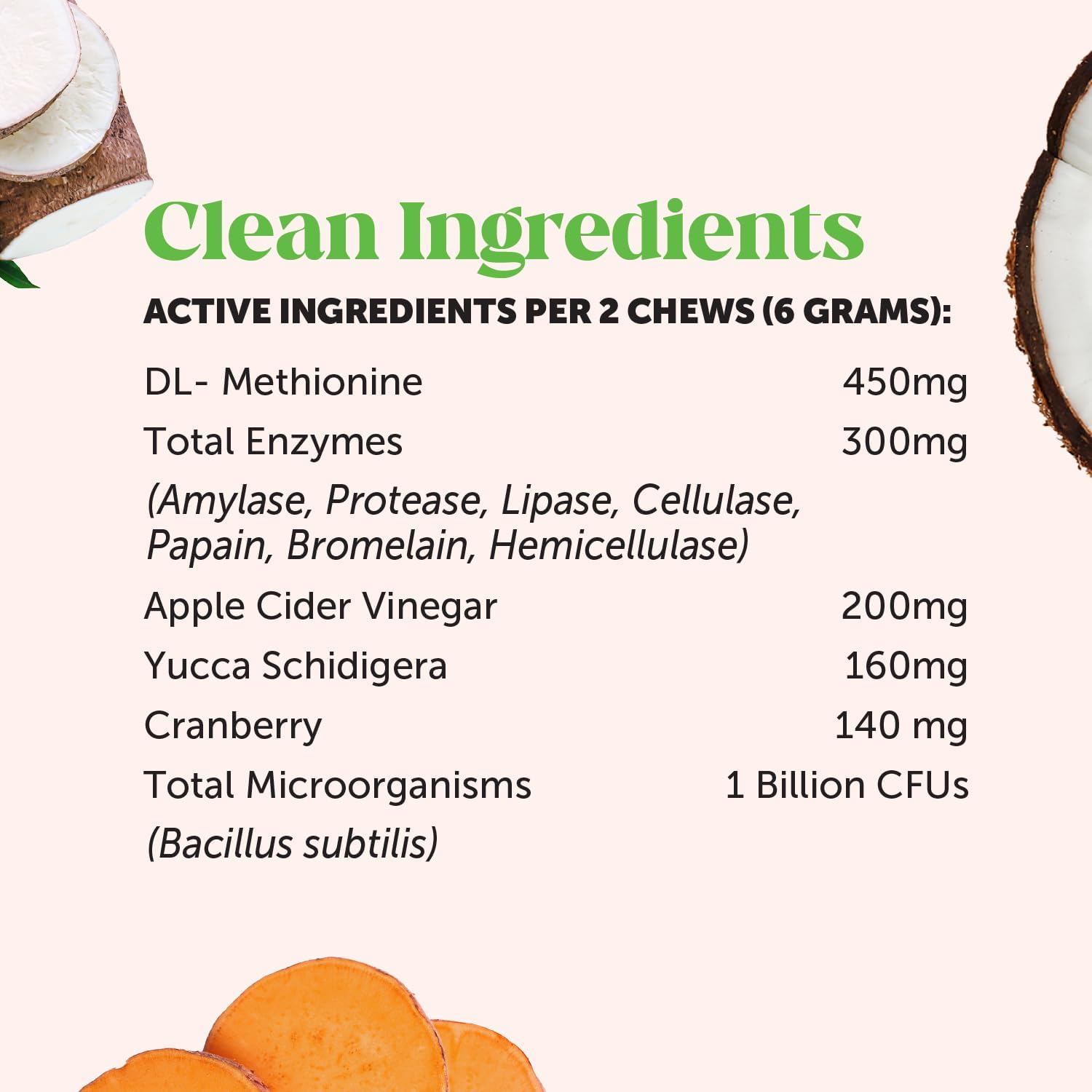 Dog Urine Neutralizer for Lawn - Grass Green Spot Saver with Probiotics and Cranberry - Grass Burn Chews with Apple Cider Vinegar - 90ct