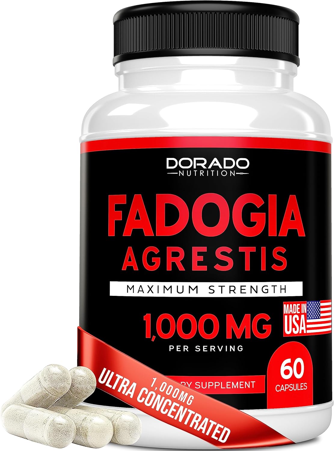 DORADO NUTRITION Fadogia Agrestis and L Citrulline Supplement - 1000mg/3000mg Formula