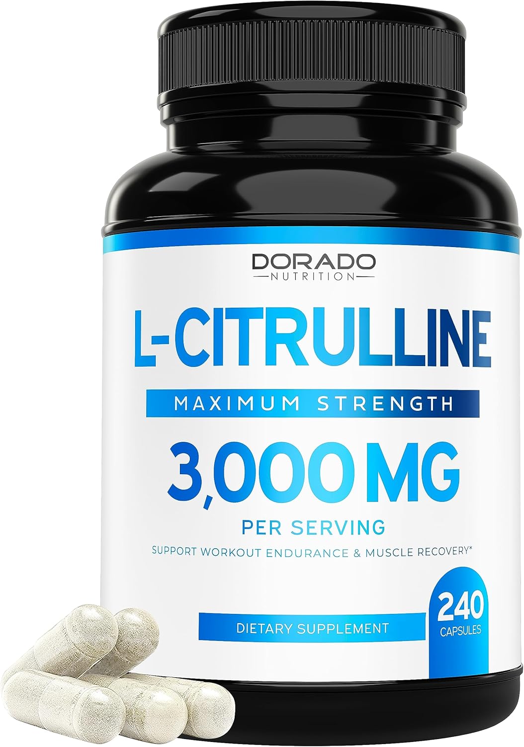 DORADO NUTRITION Fadogia Agrestis and L Citrulline Supplement - 1000mg/3000mg Formula