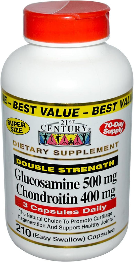 Double Strength Glucosamine Chondroitin 500/400mg Capsules - 210 Count