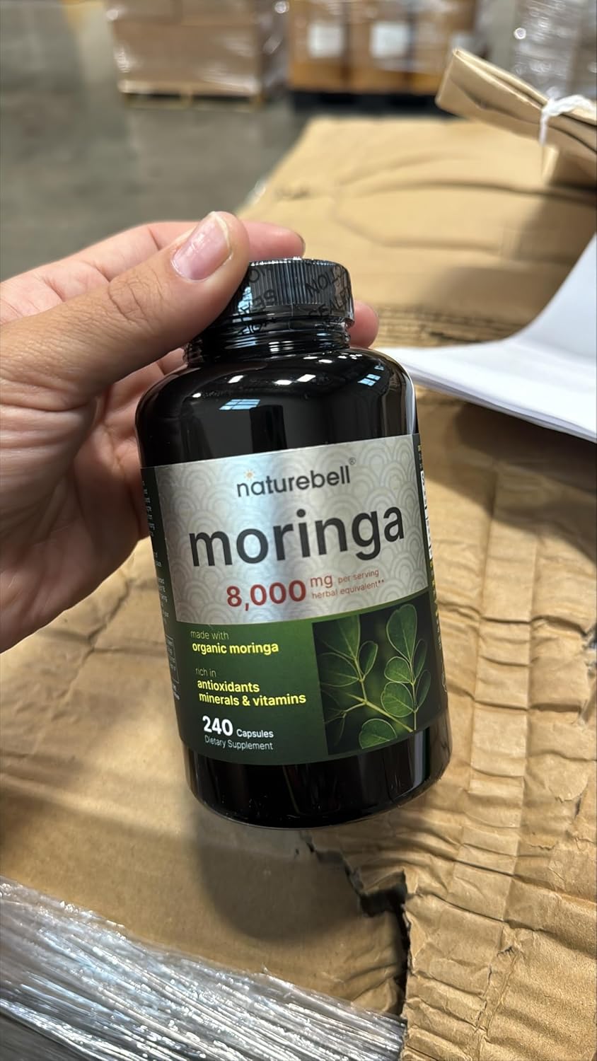Double Strength Moringa Oleifera & NAC Supplement Bundle - 8000mg & 1,200mg Per Serving - Organic Powder - 2 Pack - BoostGo Australia