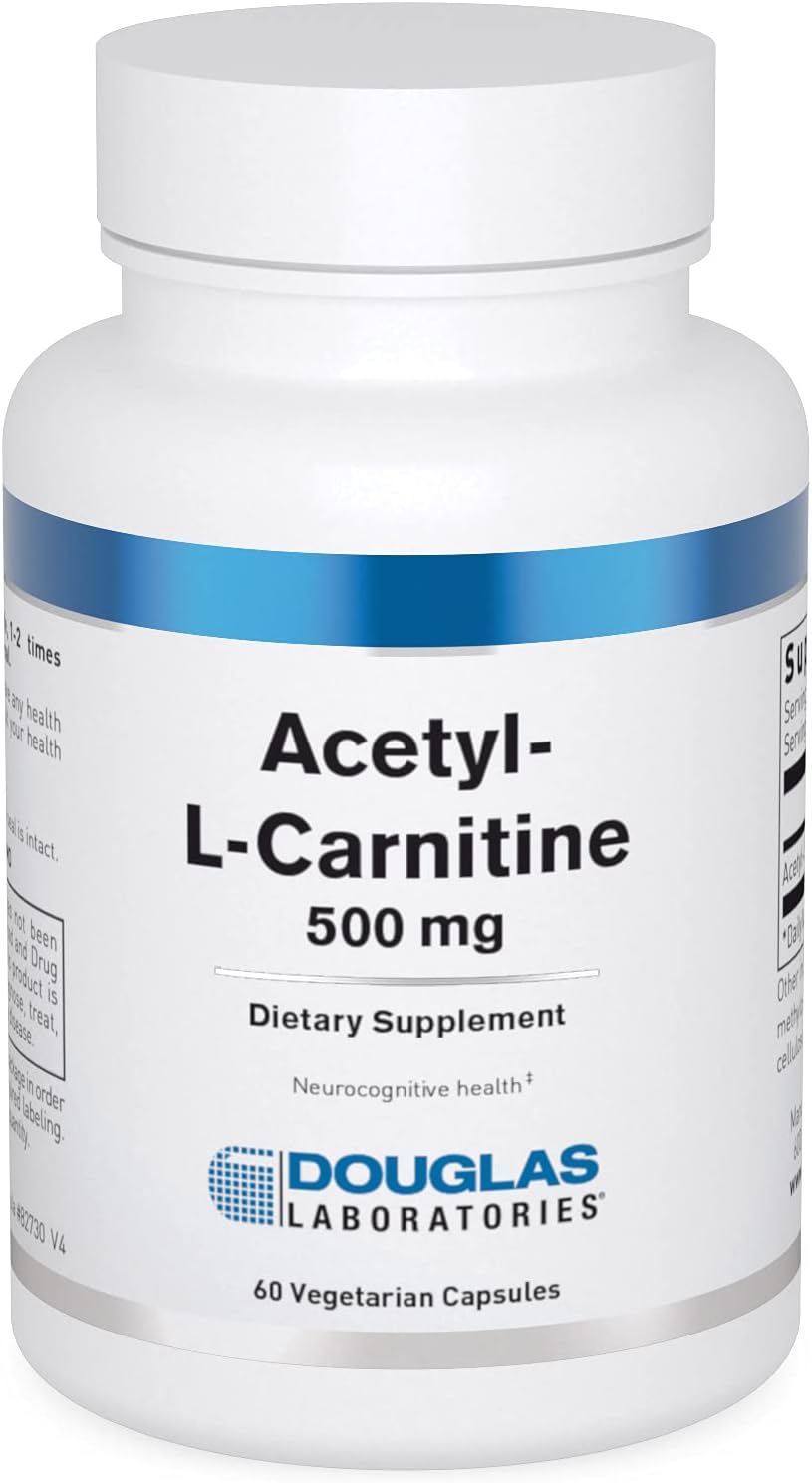 Douglas Laboratories Acetyl L-Carnitine 500 mg Capsules for Brain and Nerve Function Support*