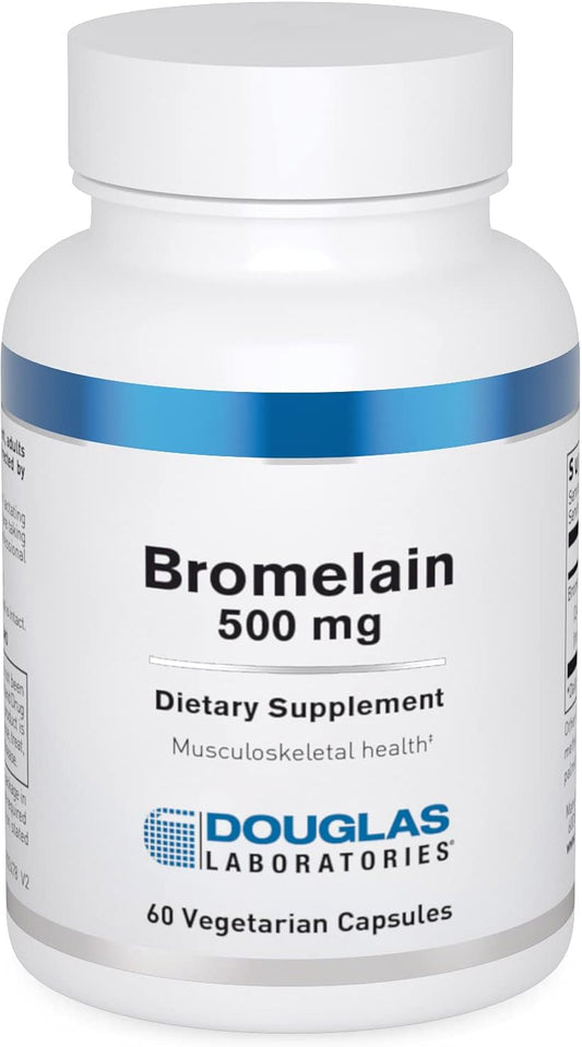 Douglas Laboratories Bromelain Capsules - 500 mg | Promotes Musculoskeletal Health | 60 Count