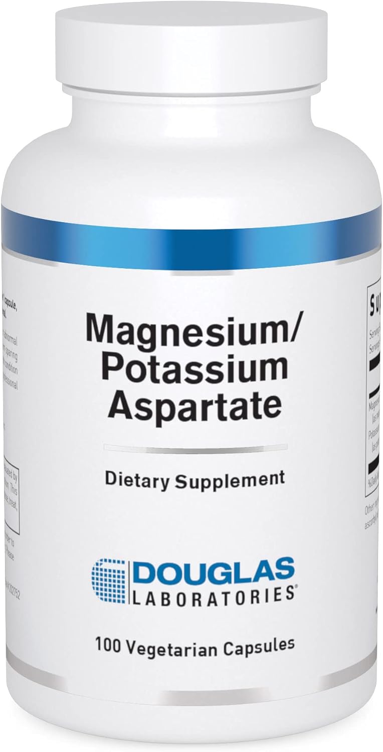 Douglas Laboratories Magnesium and Potassium Aspartate Capsules for Cardiovascular Health and Muscle Function