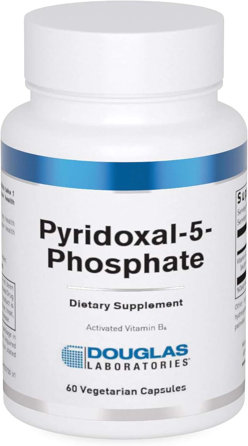 Douglas Laboratories Pyridoxal-5-Phosphate Capsules - 50mg Vitamin B6 for Neurological & Cardiovascular Health - 60 Count