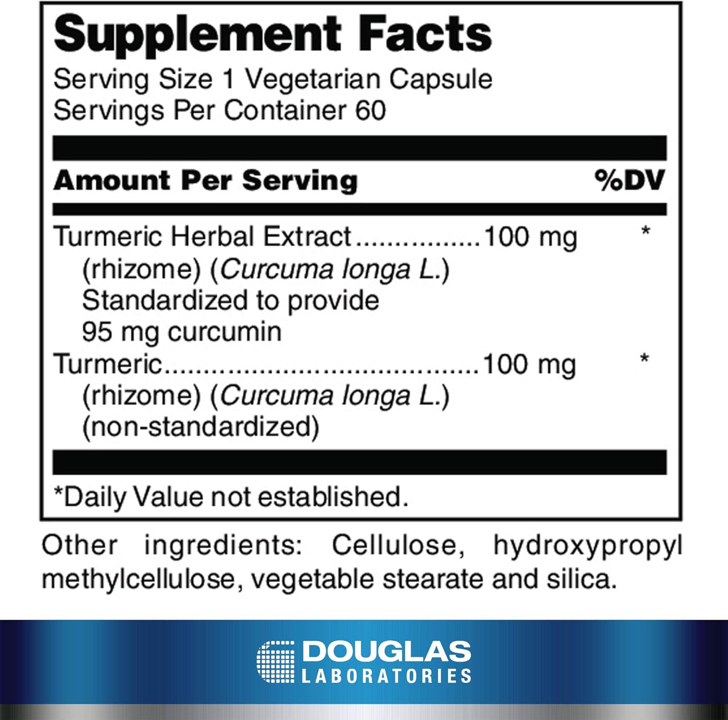Douglas Laboratories Turmeric Max-V Capsules with Standardized Curcumin for Joint and Muscle Support
