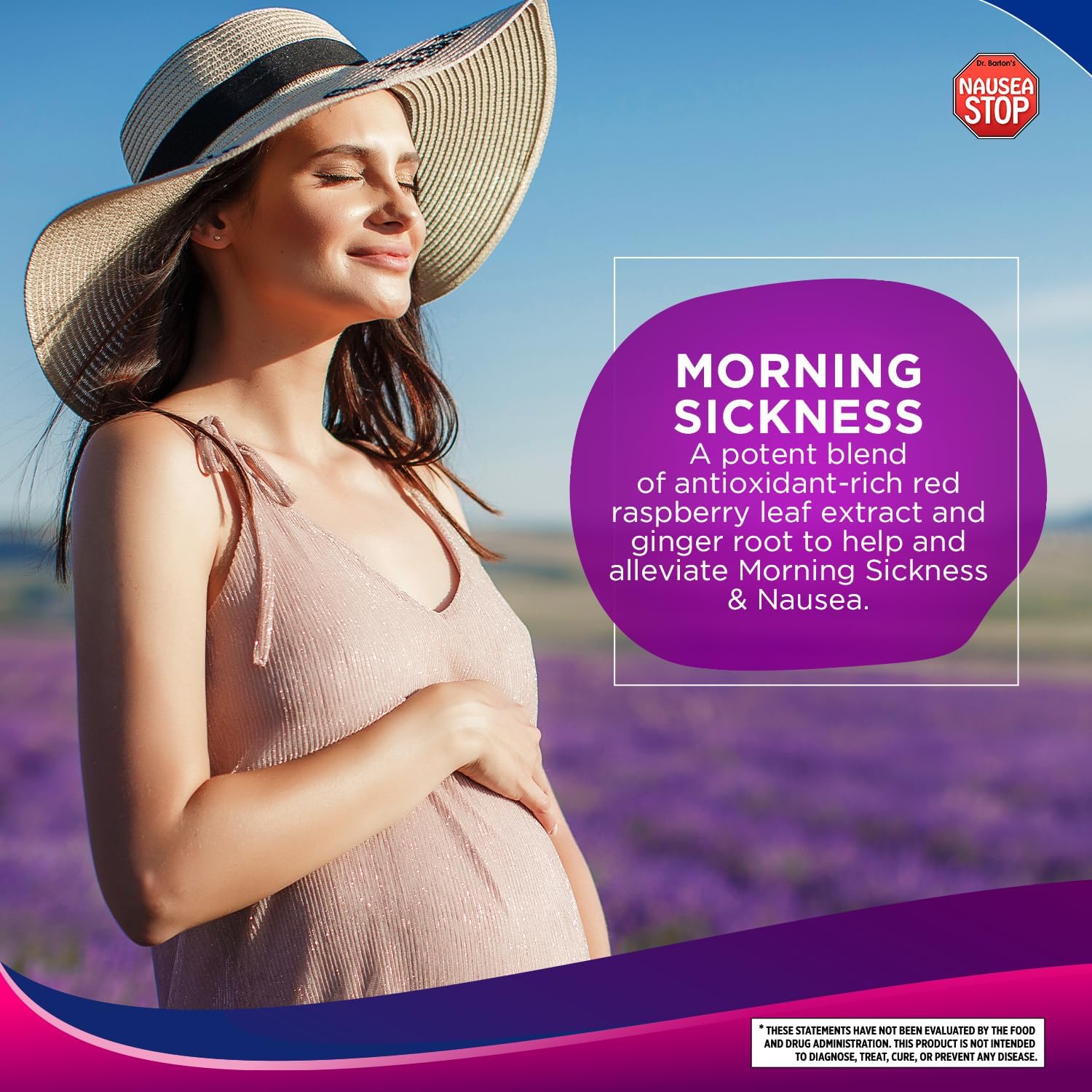 Dr. Barton's Dizzy Stop - Natural Ginger Nausea Relief Pills for Adults & Kids - Non-Drowsy Anti-Nausea Formula - Travel Essential - 80 Capsules