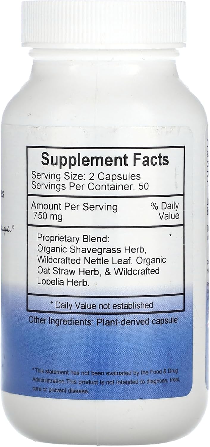Dr. Christopher's Herbal Calcium Formula - 400 mg - 100 Tablets