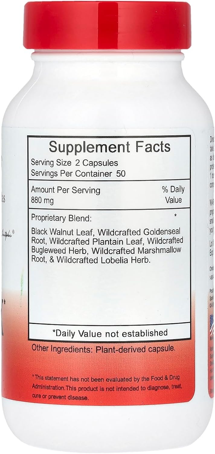 Dr. Christopher's Infection Formula 100 Capsules - Original Herbal Blend - BoostGo Australia