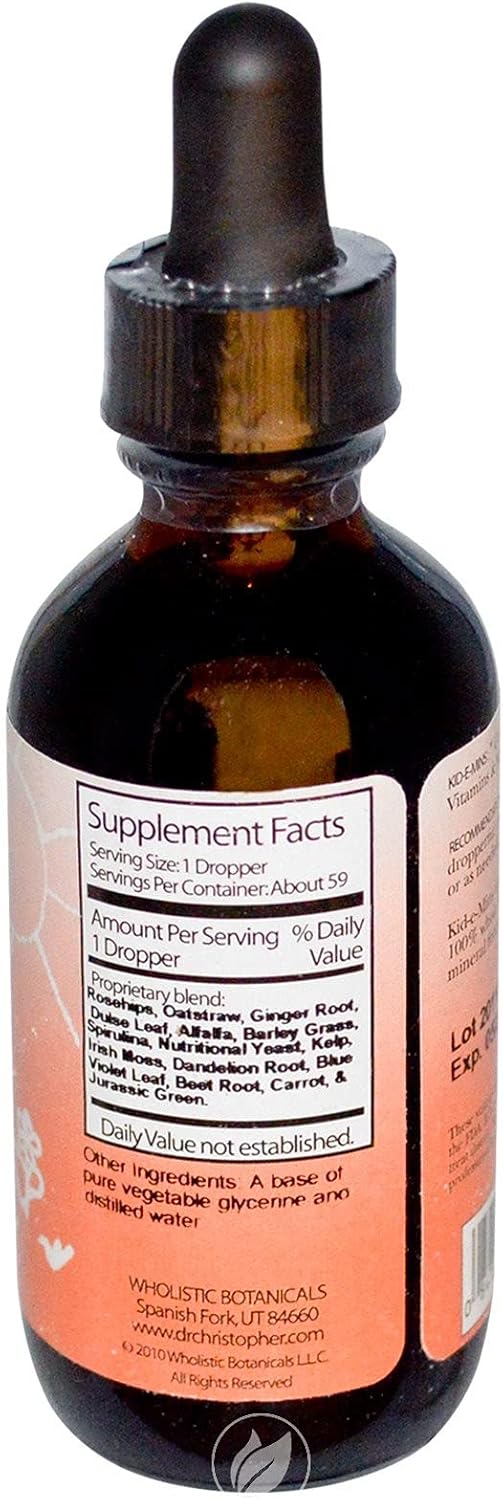 Dr. Christopher's Kid-e-Mins Orange Liquid Vitamins & Minerals - 2 fl oz