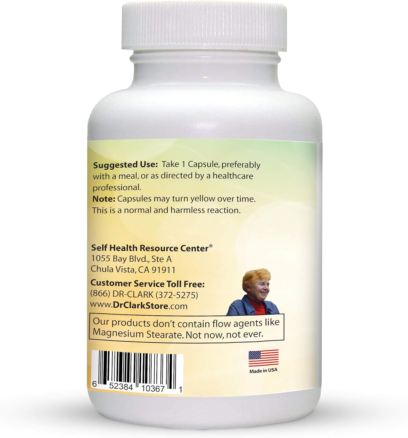 Dr Clark Store Vitamin C Supplement 1000mg - Gluten Free, Immunity & Brain Support, Antioxidant, Tissue Repair - 100 Gel Caps