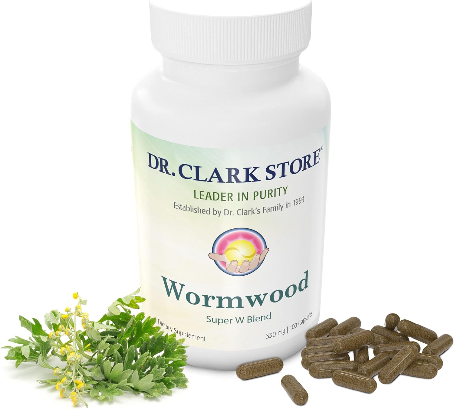 Dr Clark Store Wormwood, Niacin, and Ornithine Dietary Supplement Capsules