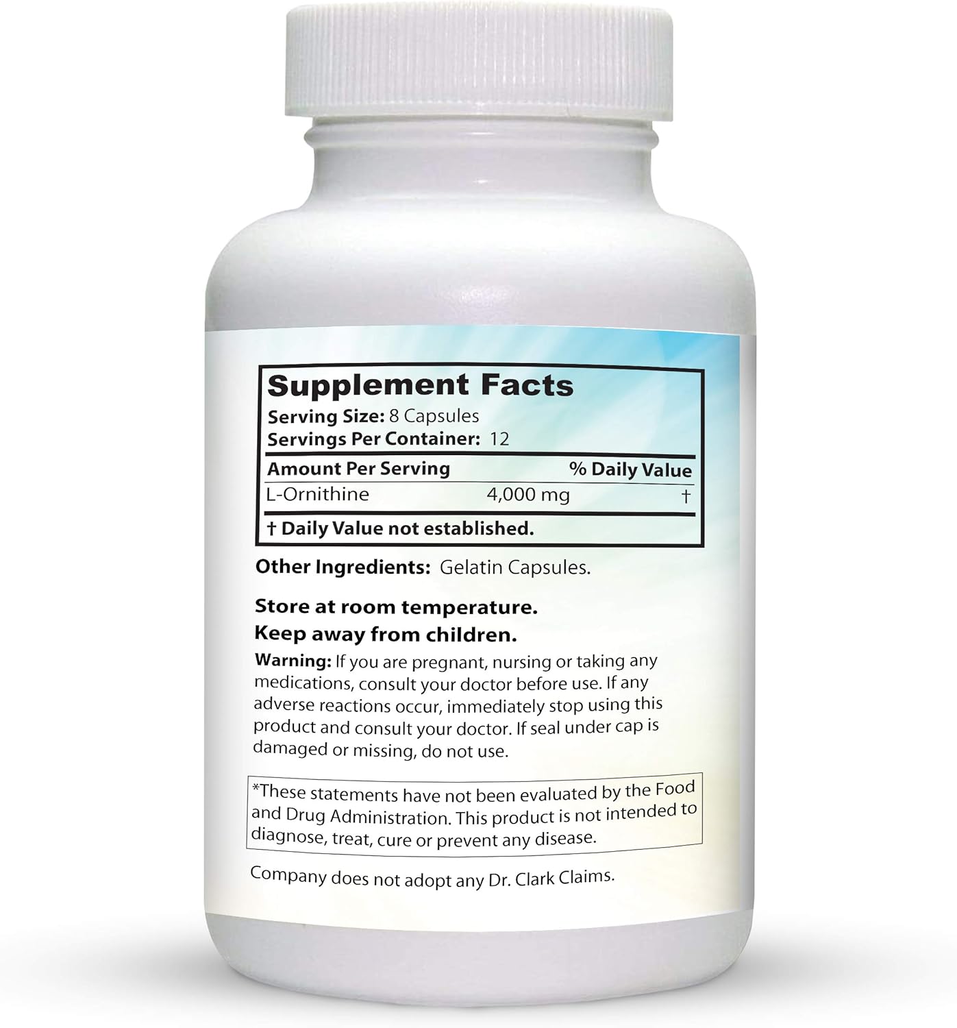 Dr Clark Store Wormwood, Niacin, and Ornithine Dietary Supplement Capsules