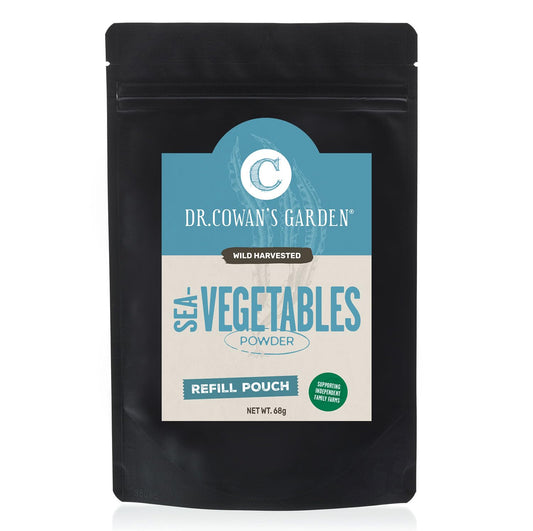 Dr. Cowan’s Garden Sea Vegetable Powder - Wild Harvested Atlantic Seaweed & Kelp - Healthy USA Supplement Powder