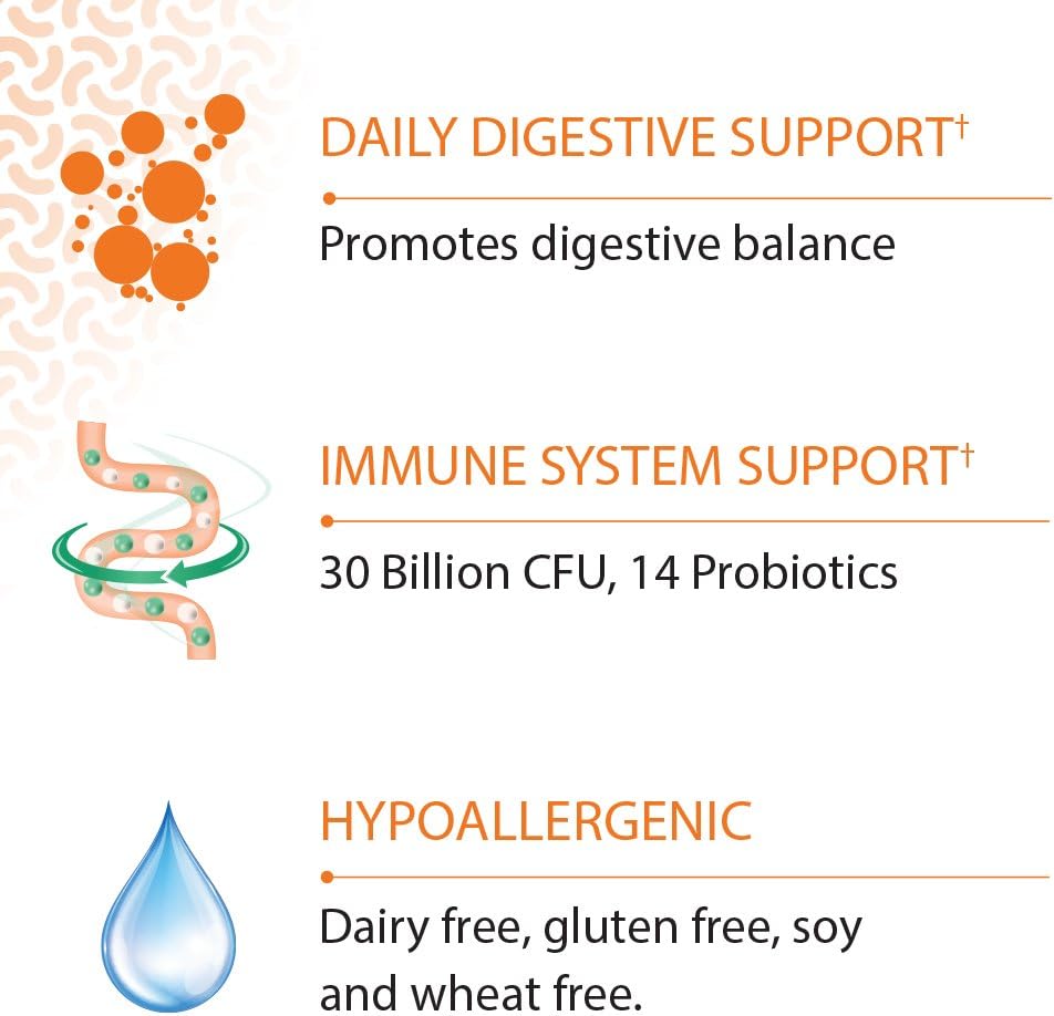 Dr. Formulated Probiotics Once Daily - 30 Vegetarian Capsules for Gut Health by Garden of Life