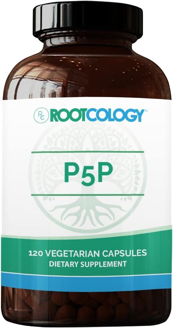 Dr. Izabella Wentz Rootcology P5P 120 Vegetarian Capsules for Mood Balance and Stress Support