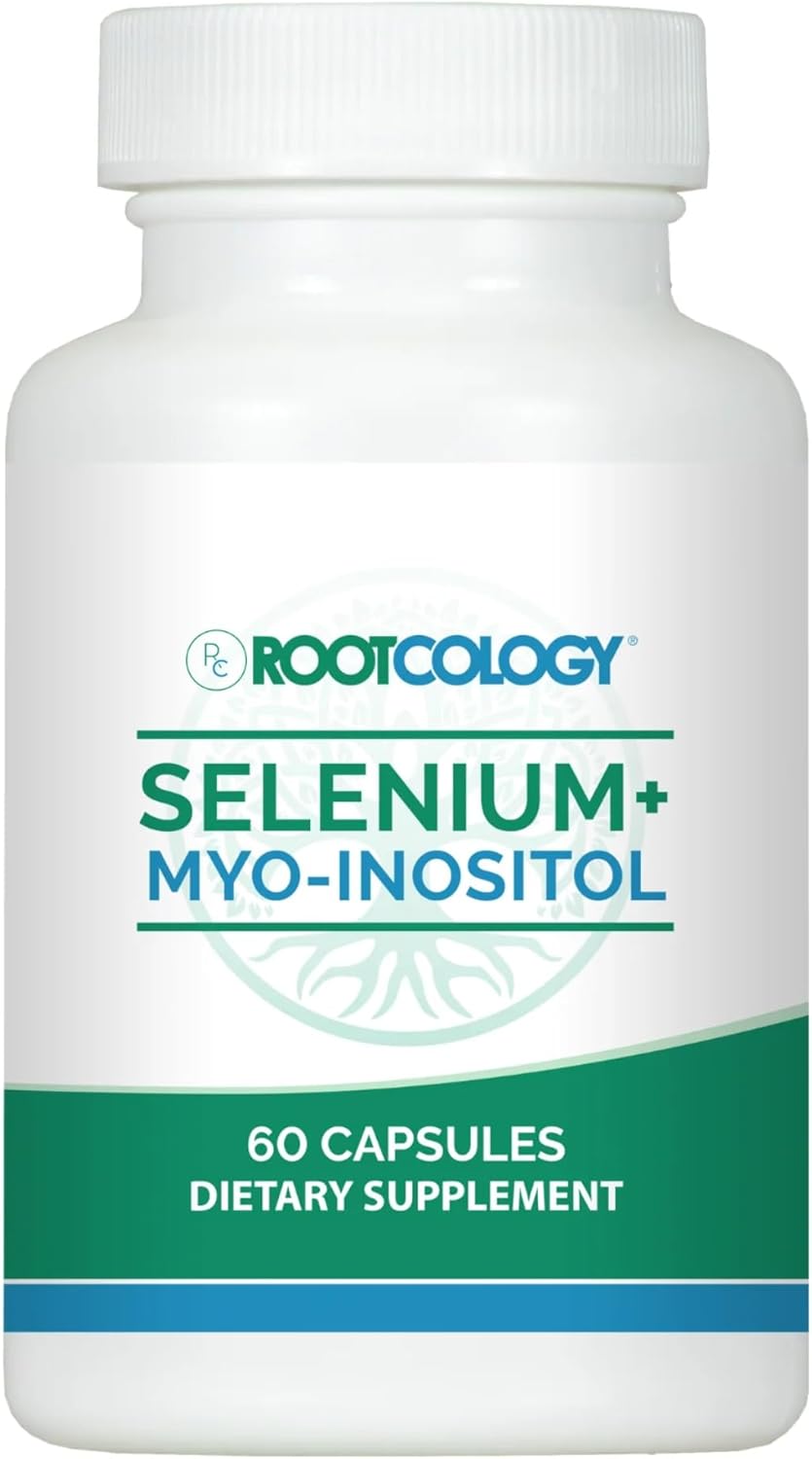 Dr. Izabella Wentz Rootcology Selenium & Myo-Inositol Capsules for Hormone Balance & Immune Health - 60 Count