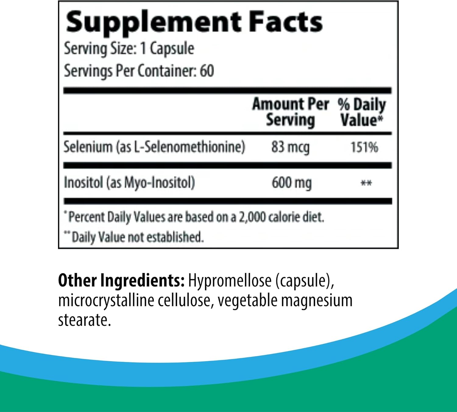 Dr. Izabella Wentz Rootcology Selenium & Myo-Inositol Capsules for Hormone Balance & Immune Health - 60 Count
