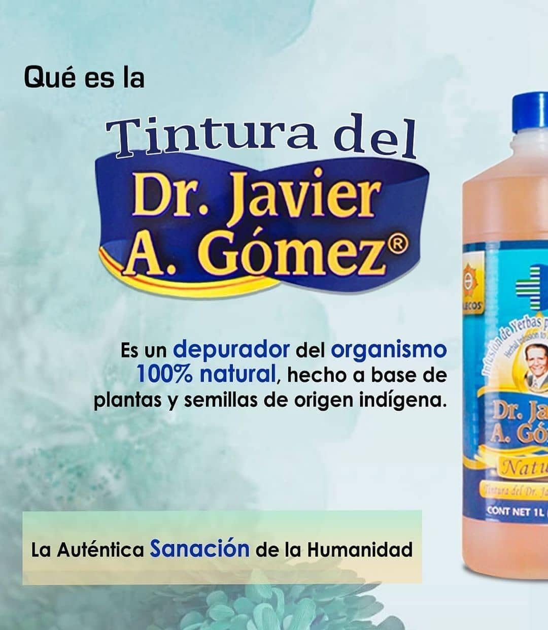 Dr. Javier A. Gómez White Freeze-Dried Tincture Capsules, 60 Count, 60.0g
