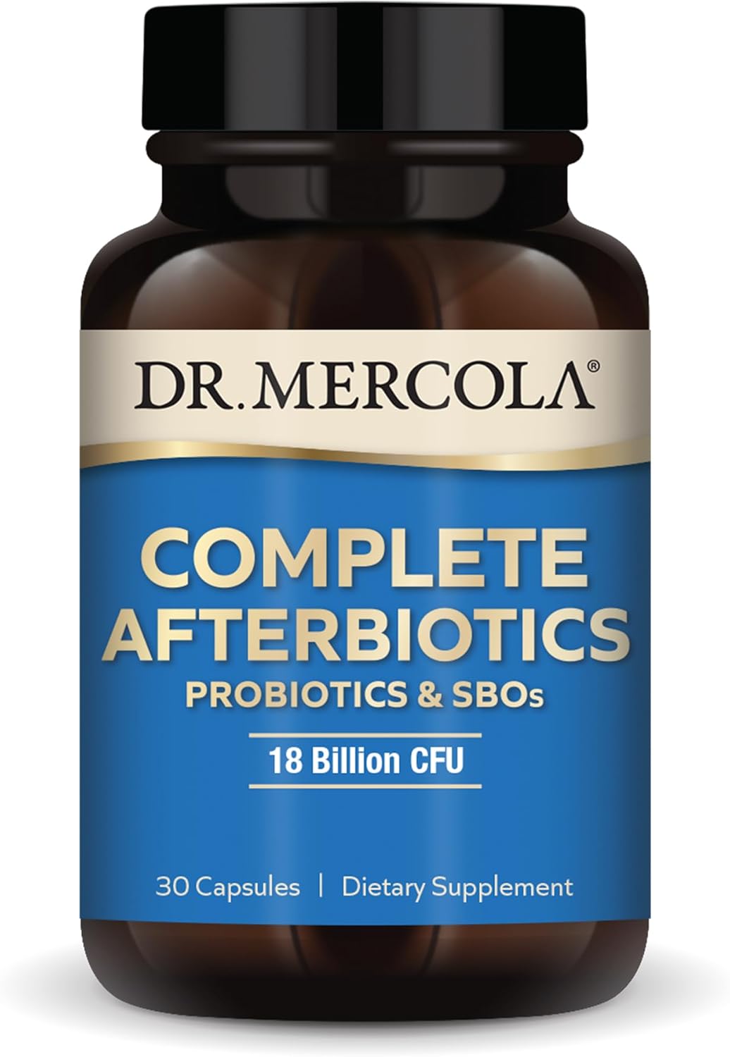 Dr. Mercola Afterbiotics: Probiotics and SBOs, 30 Servings, 18 Billion CFU, Digestive and Immune Support, Non-GMO - BoostGo Australia