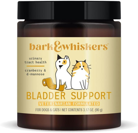 Dr. Mercola Bladder Support for Pets - 3.17 Oz, 90 Scoops - Urinary Tract Health with Cranberry & D-Mannose - Non-GMO Formula