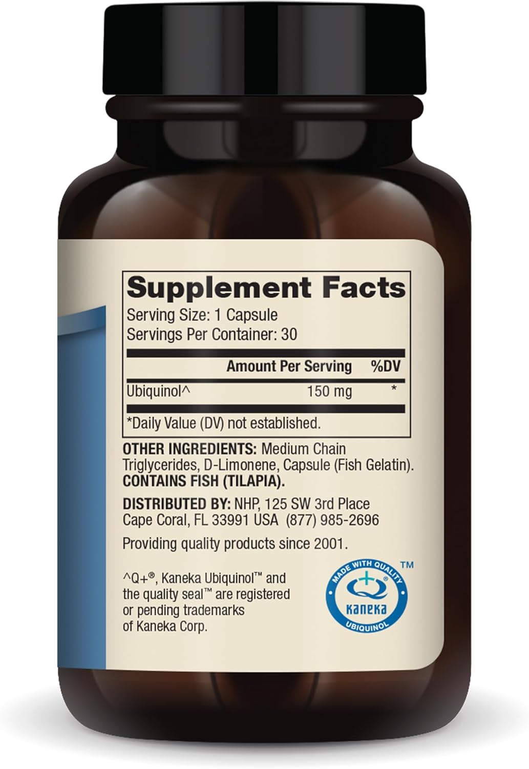 Dr. Mercola Ubiquinol 150 mg - 30 Capsules, Energy Support Supplement, Non-GMO, 30 Servings