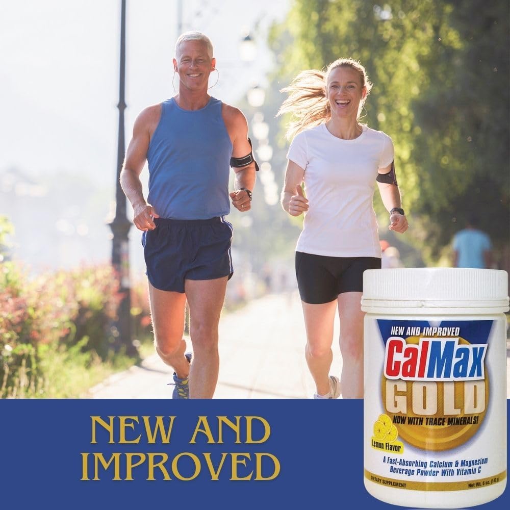 Dr. Newton’s Naturals CalMax Gold Powder Drink Mix - Supports Post Workout Recovery, Muscles, Sleep, Bones - 5 oz can - BoostGo Australia