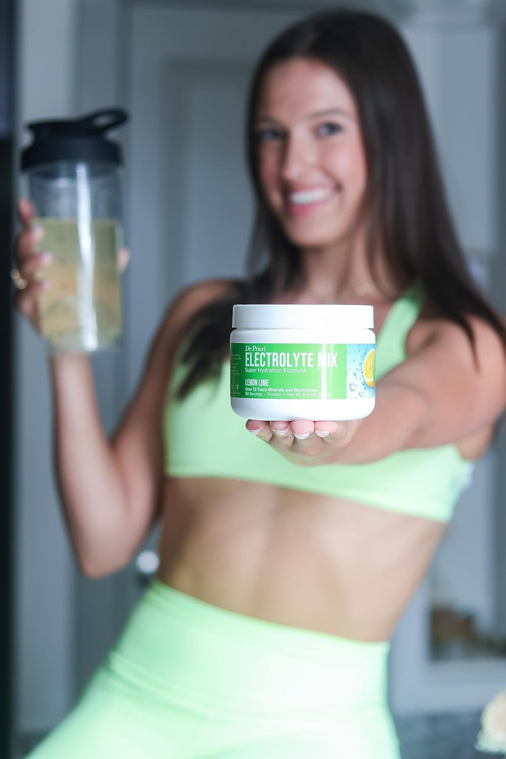 Dr. Price's Lemon-Lime Electrolyte Powder Mix - Keto & Fasting Hydration Drink - Non-GMO, Gluten Free - 90 Servings
