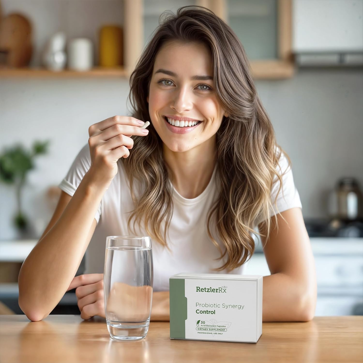 Dr. Retzler Rx™ HormoneSynergy Probiotic Synergy Control - Gut Barrier Support - Bifidobacterium animalis B420 - Gluten, Dairy, Soy Free