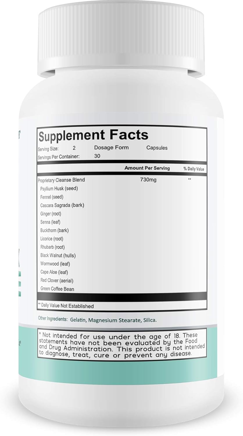 Dr. Sebi Inspired Detox Cleanse for Whole Body - Advanced Detox Support for Gut Health - Natural Toxin Removal - Keto-Friendly Formula - BoostGo Australia