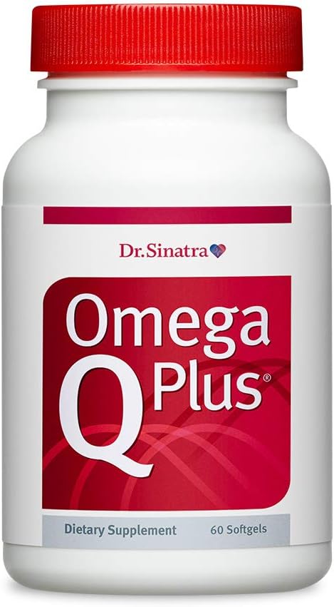 Dr. Sinatra Omega Q Plus: Heart Health Support with Omega-3 and CoQ10 (60 Softgels)