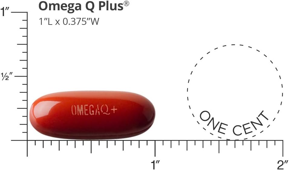 Dr. Sinatra Omega Q Plus: Heart Health Support with Omega-3 and CoQ10 (60 Softgels)