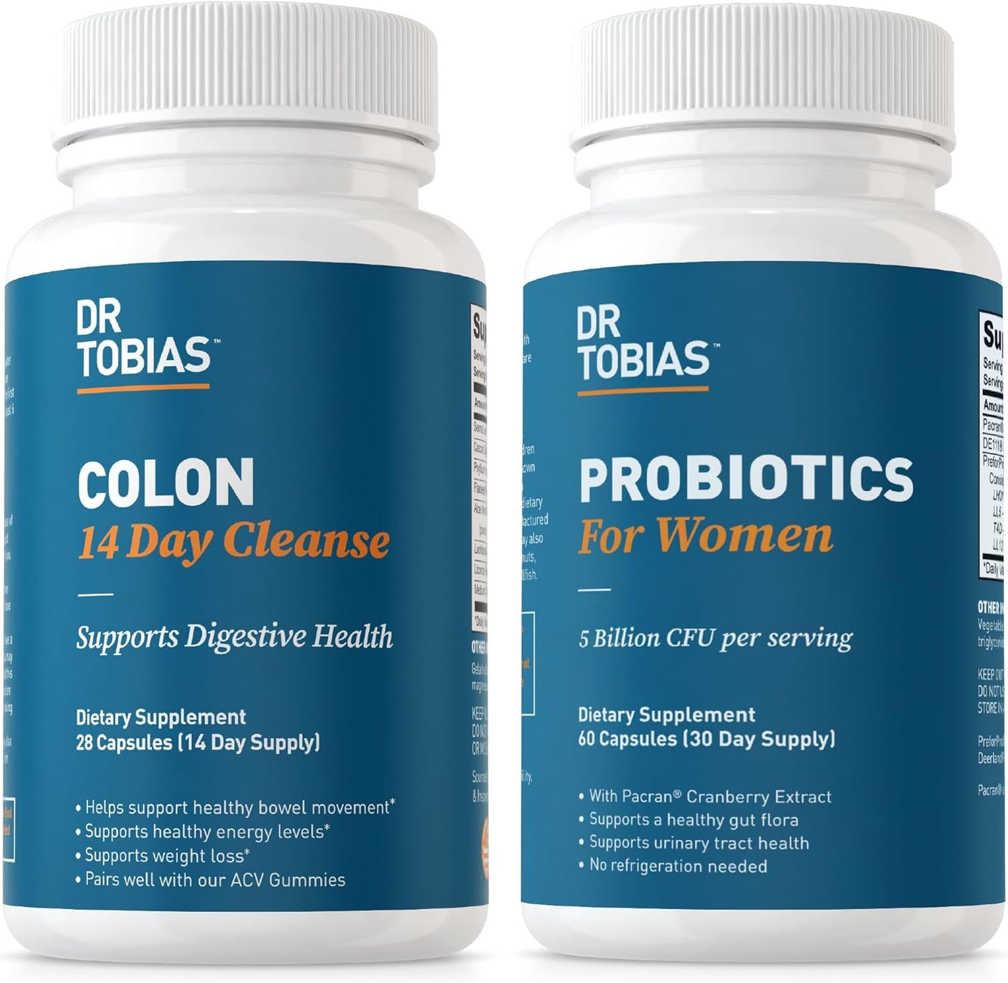 Dr. Tobias Colon Cleanse & Probiotics for Women - 14 Day Detox, Improves Gut and Urinary Health, Non-GMO - BoostGo Australia