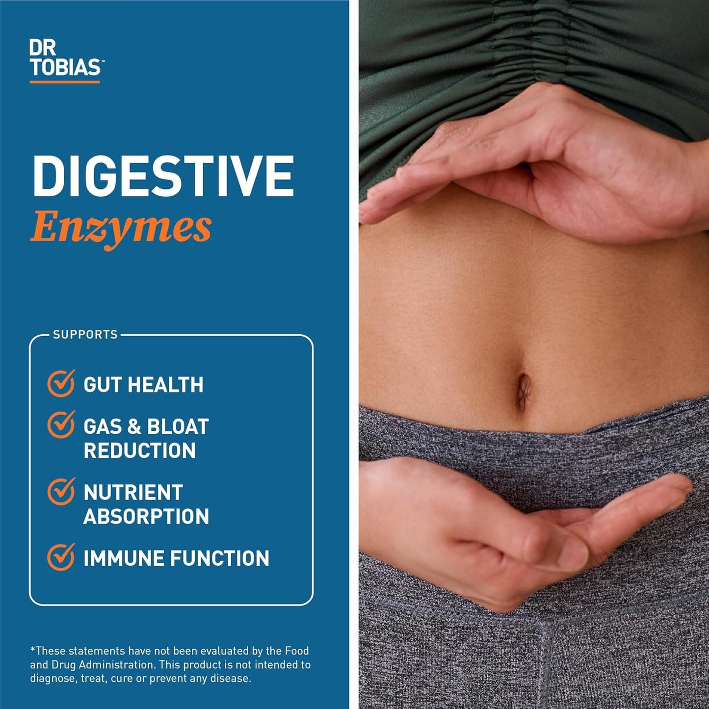 Dr. Tobias Omega 3 Fish Oil with Digestive Enzymes - Promotes Heart, Brain, Immune Function, and Digestive Health
