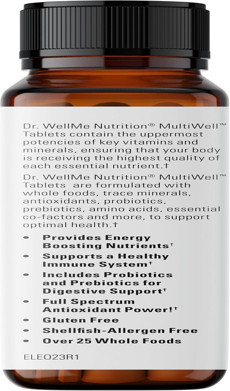 Dr. WellMe MultiWell® Supplement - 120 Vegetarian Tablets, Non-GMO Mineral Complex