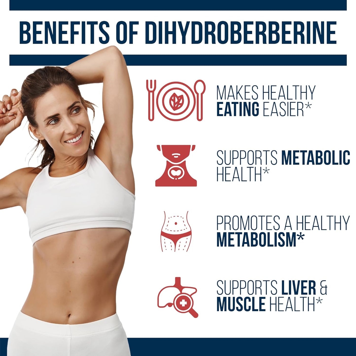 Dr. Westin Childs Berberine 500+ Dihydroberberine Women's Supplement with Ceylon Cinnamon - Supports Cardiovascular, Gut, Thyroid, & Immune Health | 60 Ct
