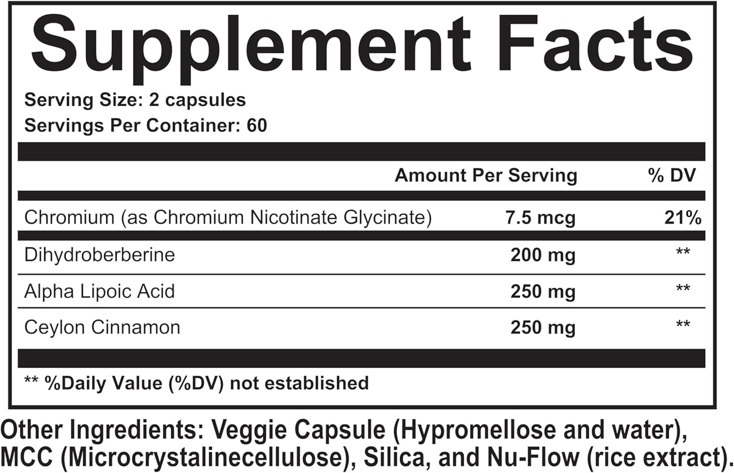 Dr. Westin Childs Berberine 500+ Dihydroberberine Women's Supplement with Ceylon Cinnamon - Supports Cardiovascular, Gut, Thyroid, & Immune Health | 60 Ct