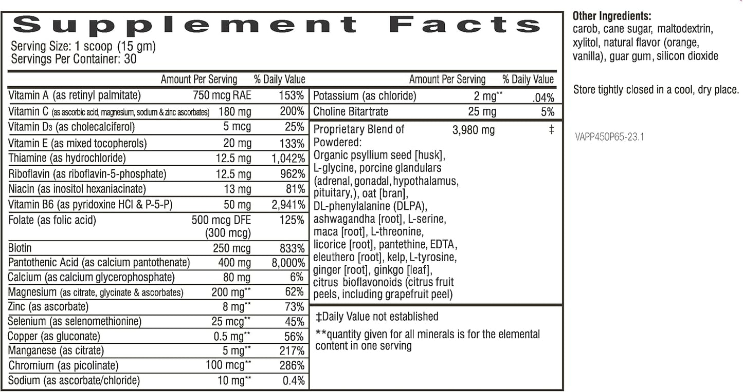 Dr. Wilson's Adrenal Power Powder - Original Formulations, 450g Powder