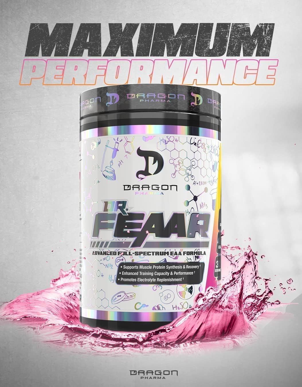Dragon Pharma Dr. FEAAR EAA Matrix - Supports Muscle Recovery and Performance - Apple Juice Flavor - 30 Servings