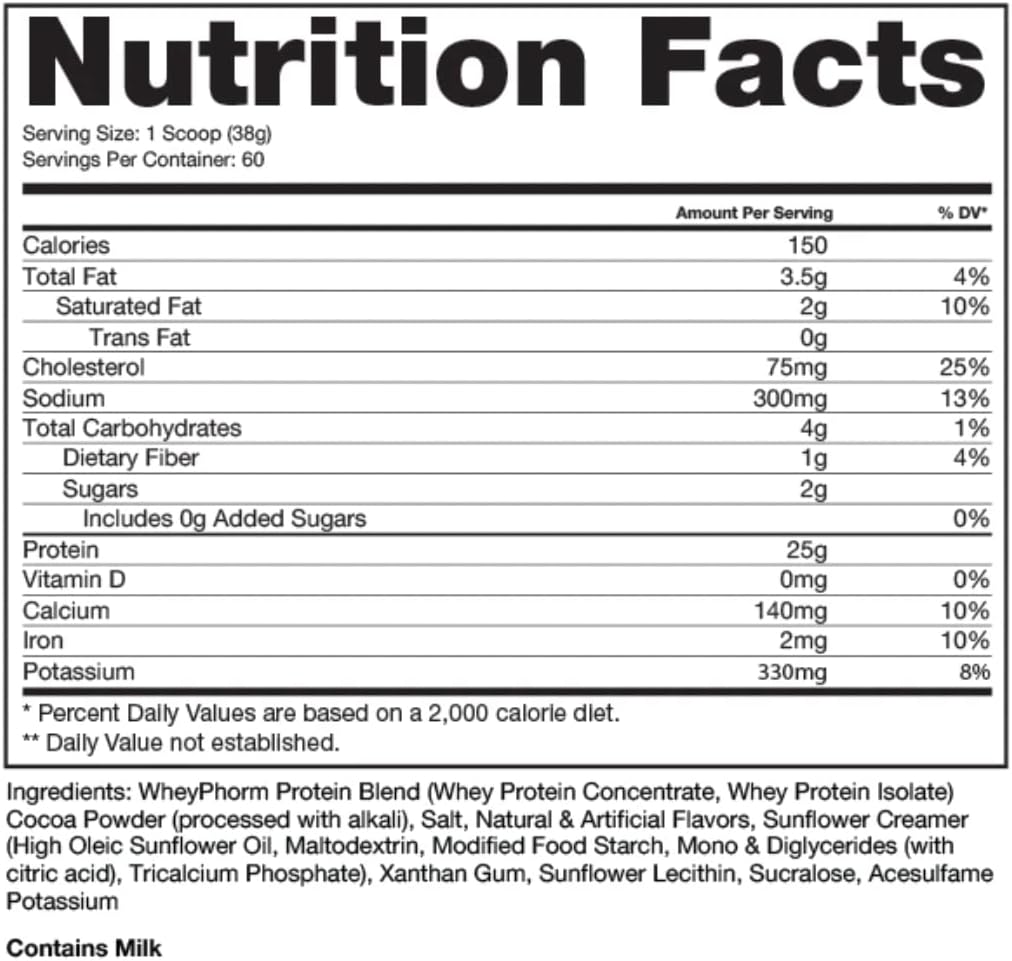 Dragon Pharma Whey Protein Blend - Gluten Free, WheyPhorm Formula, Fast Absorption for Recovery (Cappuccino, 65 Servings)