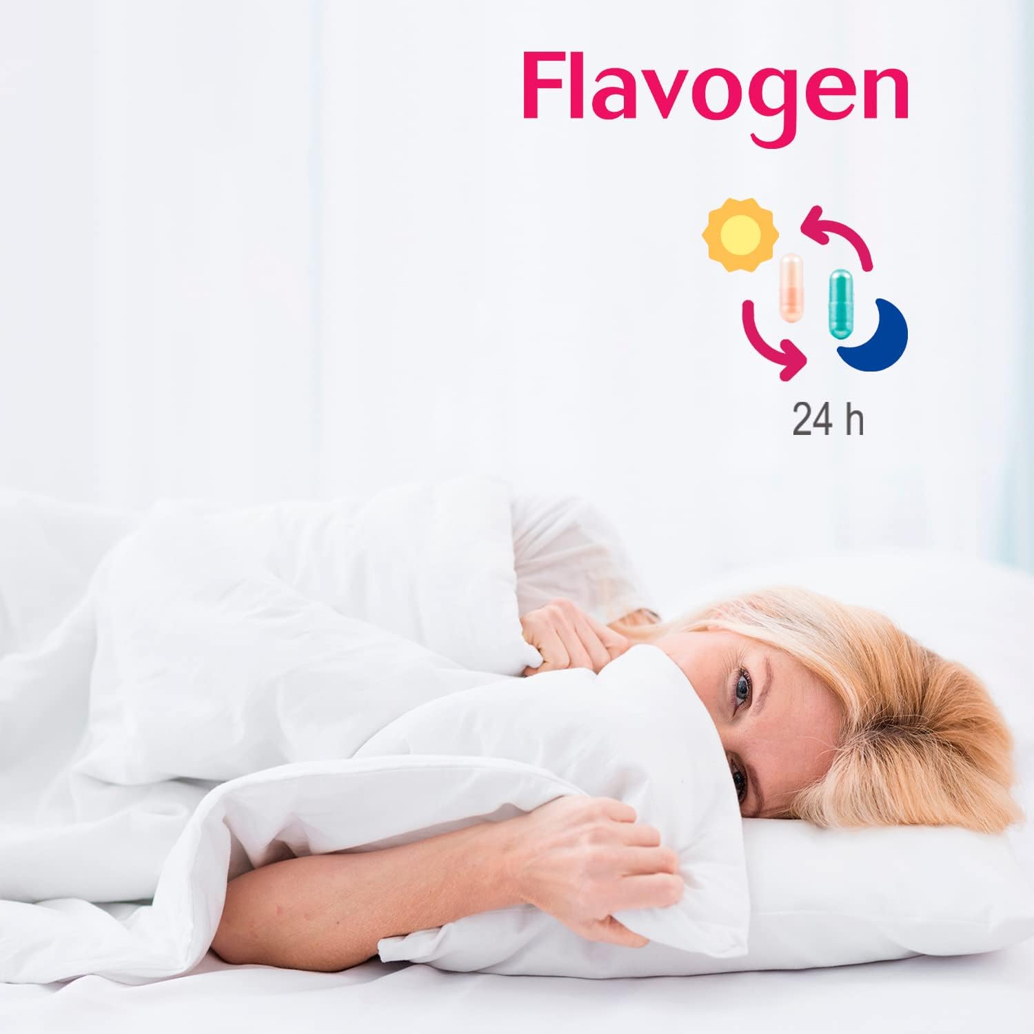 Drasanvi Flavogen Biphase Tablets - Day and Night Vitamins for Tiredness - Maca - B6, A, D - Food Supplement