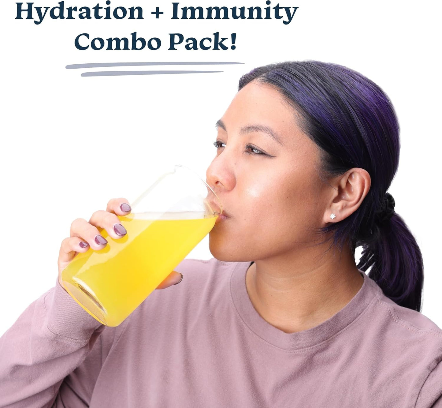 Drinklits Combo Pack: Orange Electrolyte Hydration & Lemon Immunity Tablets - 20 Servings, Gluten Free & Great Taste