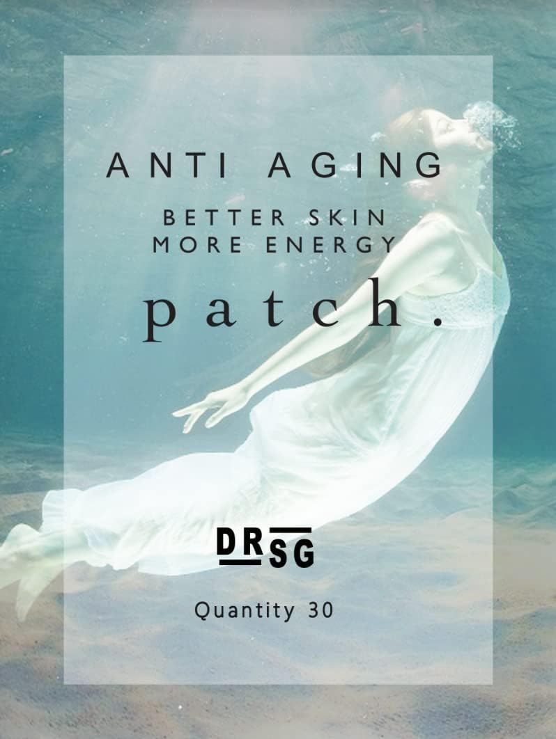 DrSG Dr. Steven Gabriel Anti-Aging Patch with CoQ10, Resveratrol, and Curcumin - 30 Day Supply to Combat Cellular Damage