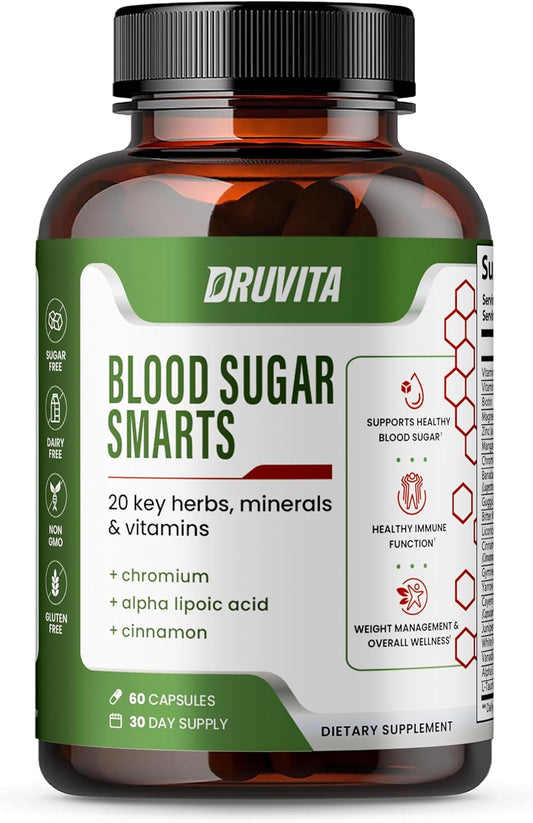 Druvita Smarts Parent Supplement - 60 Count Bottle for Brain Health and Cognitive Function