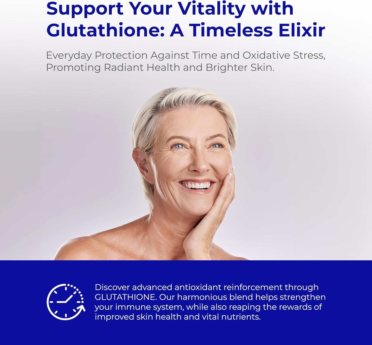 Dual Pack Glutathione with Vitamin C & Zinc for Immune Support, Detox, and Skin Health - 120 Tablets (2 Month Supply)