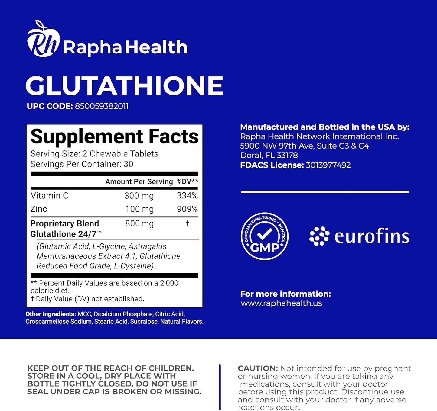 Dual Pack Glutathione with Vitamin C & Zinc for Immune Support, Detox, and Skin Health - 120 Tablets (2 Month Supply)