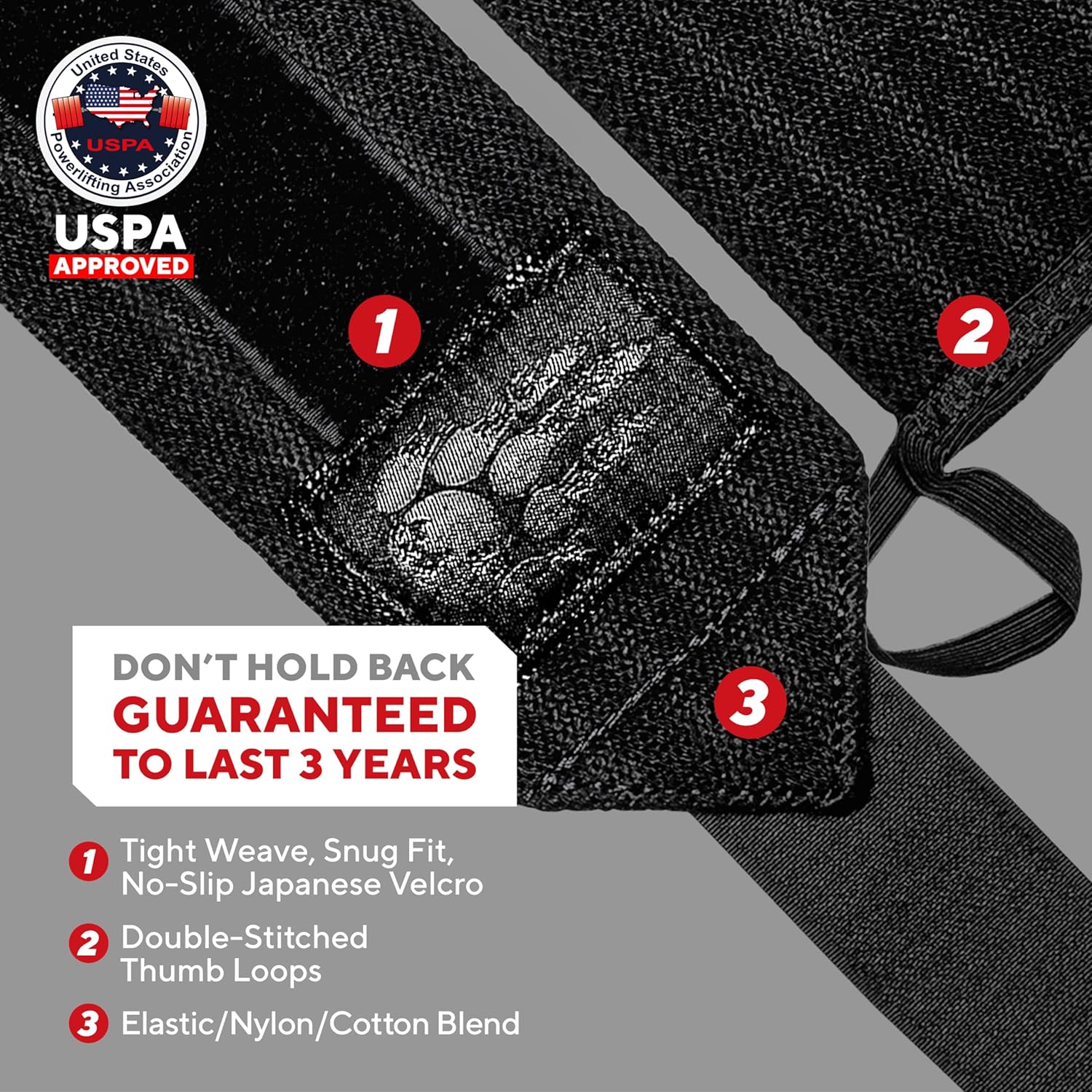 Durable Manimal Wrist Wraps for Weightlifting - Professional Straps for Men and Women - Strength Training, Bodybuilding, Powerlifting, Cross Fit - Support to Eliminate Wrist Pain (Since 2010)