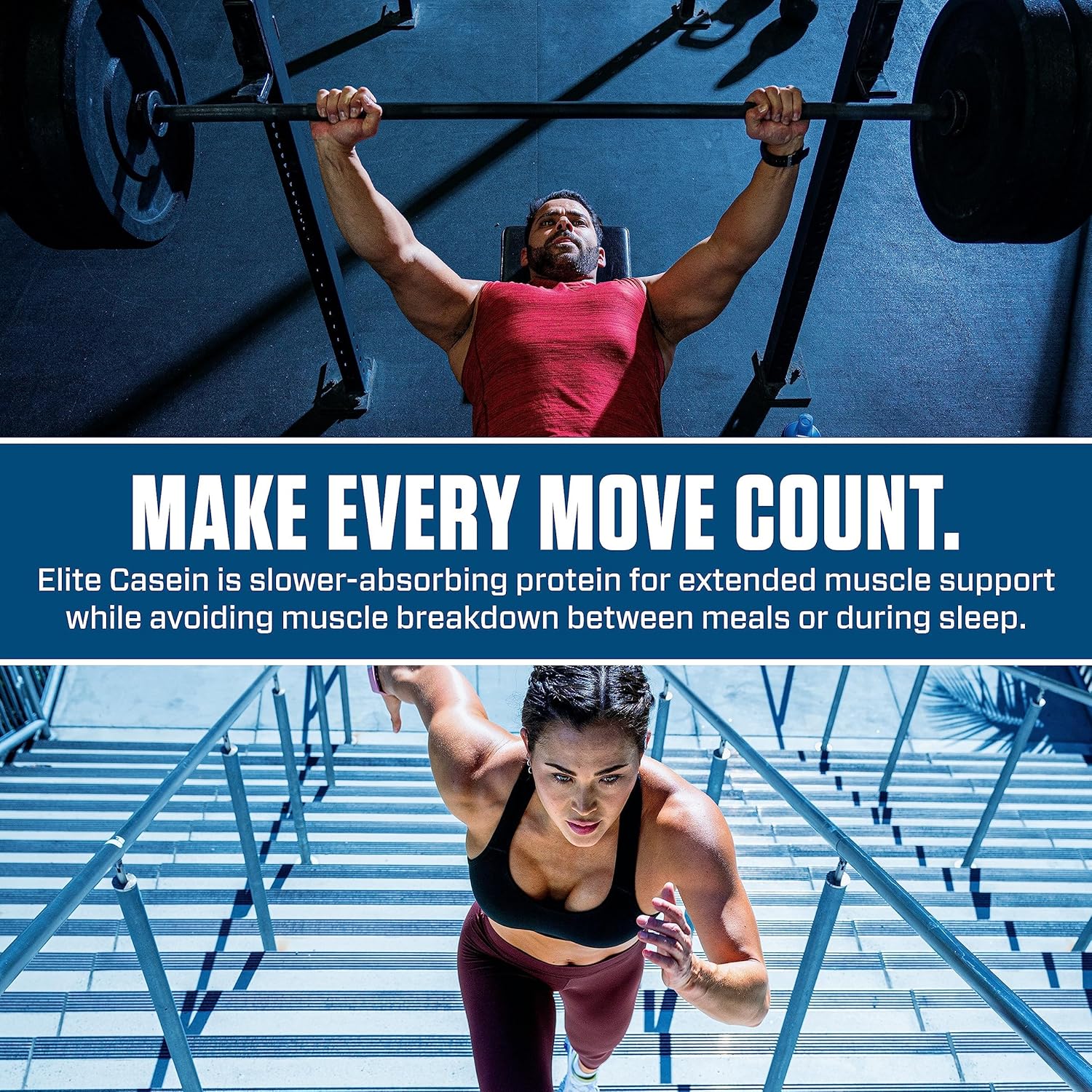 Dymatize Elite Casein Protein Powder, Rich Chocolate Flavor, 4lb - Slow Absorbing 25g Protein with BCAAs for Muscle Building & Recovery